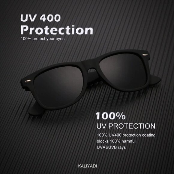 Polarized Sunglasses Men Women Semi-Rimless UV Block Driving Sport Clear View main image 7